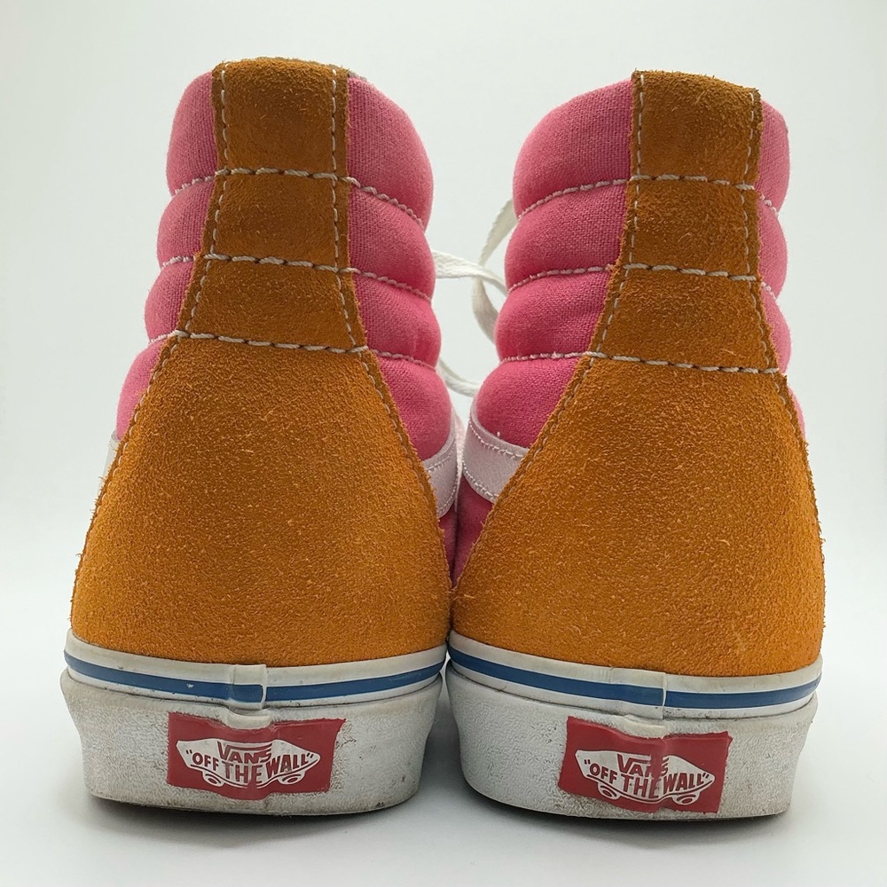 Vans Off The Wall SK8 Colorblock Multicolor suede/canvas hightops M8/WM9.5 SR1 - Picture 3 of 10